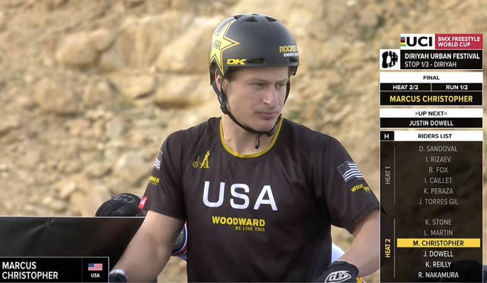 Marcus Christopher - 2nd place | Men&#039;s Final | UCI BMX Freestyle World Cup Diriyah by FISE