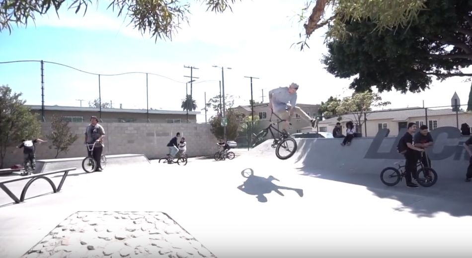 BMX BIKE RIDERS TAKE OVER SKATEPARK by Nate Richter