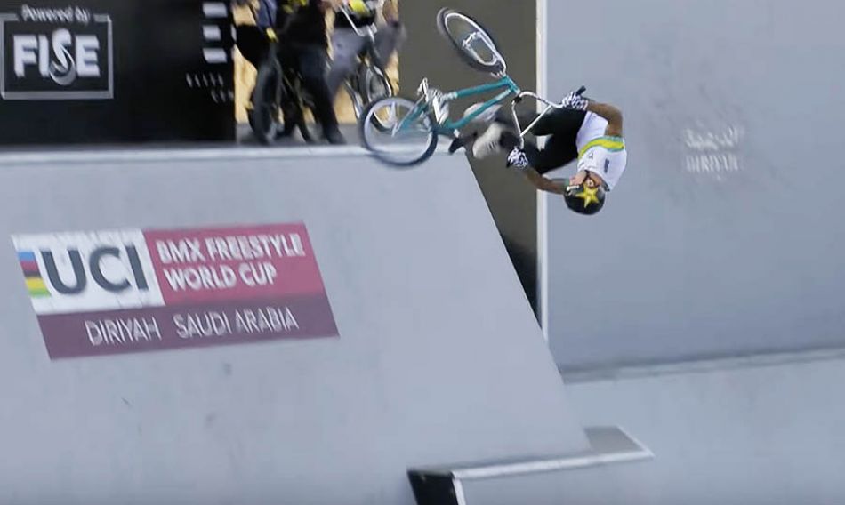 Logan Martin - 1st place | Men&#039;s final | UCI BMX Freestyle World Cup Diriyah by FISE