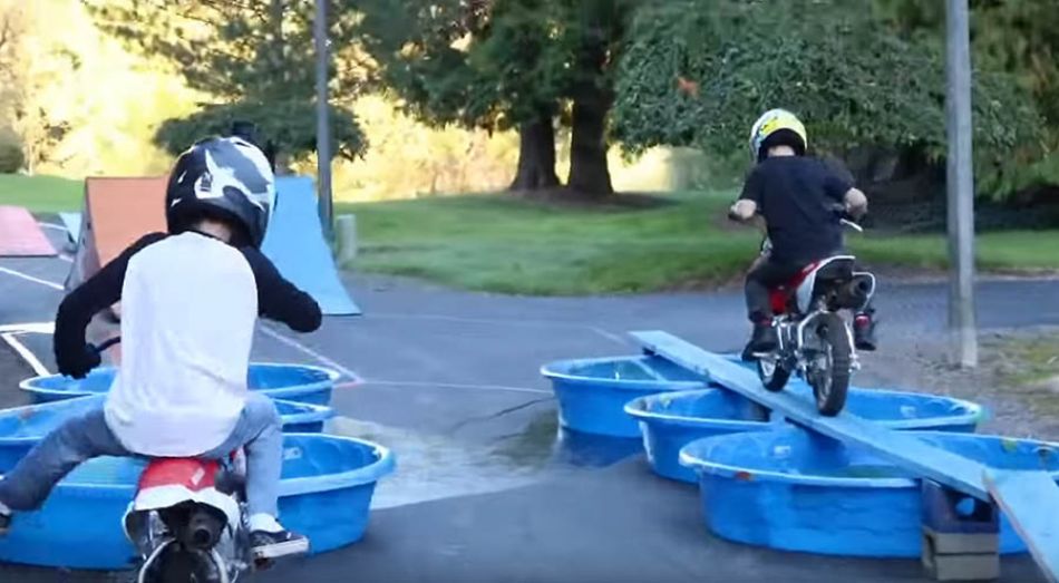 BMX vs MX Obstacle Course! by Bmx Caiden