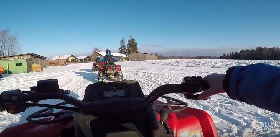 Estonia GoPro ATV &amp; Bike Riding in Forest / Abandoned Soviet Prison!