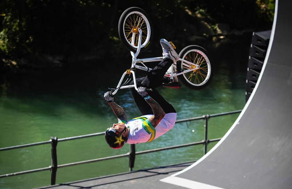 1st Place Men Semi Final UCI BMX Freestyle Park World Cup by FISE