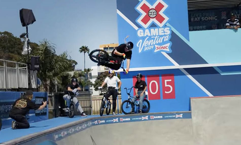X Games Ventura 2024 - Women&#039;s BMX Park Practice The Bloom BMX
