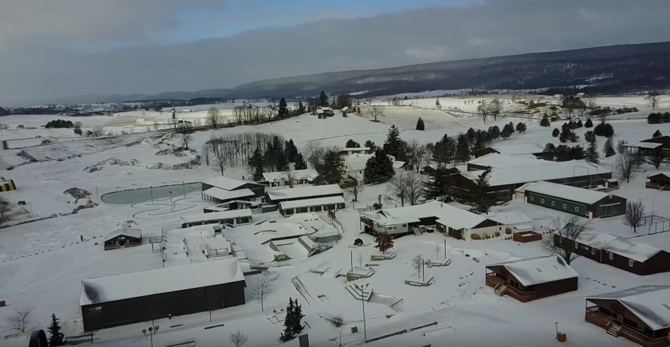 BMX WINTER ESCAPE to PARADISE! (WOODWARD) by Billy Perry