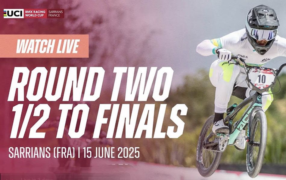 LIVE - Round Two: 1/2 Finals to Finals | 2025 UCI BMX Racing World Cup