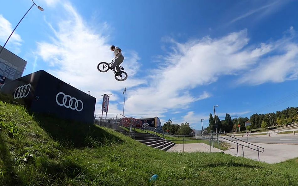 E-FISE Montpellier BMX Street Amateur Men&#039;s Winner - Fabio Riedl