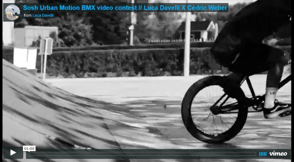 Sosh Urban Motion BMX video contest // Luca Davelli X Cédric Weber  from Luca Davelli