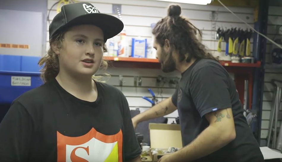 GRILLED: 13 years old Aryei builds his first 20 inch BMX!