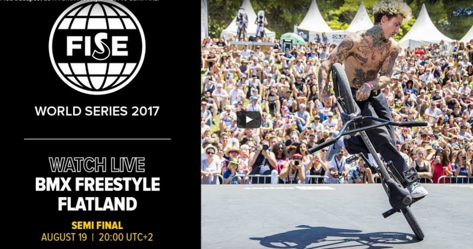 FISE Budapest 2017: BMX Freestyle Flat Pro Semi Final