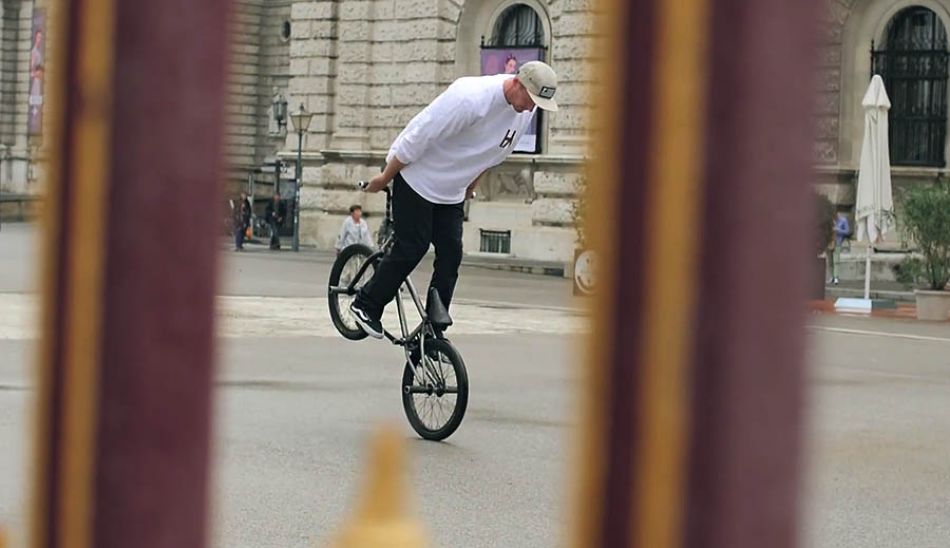 Bmx Flatland Sebastian Grubinger by Benjamin Arena