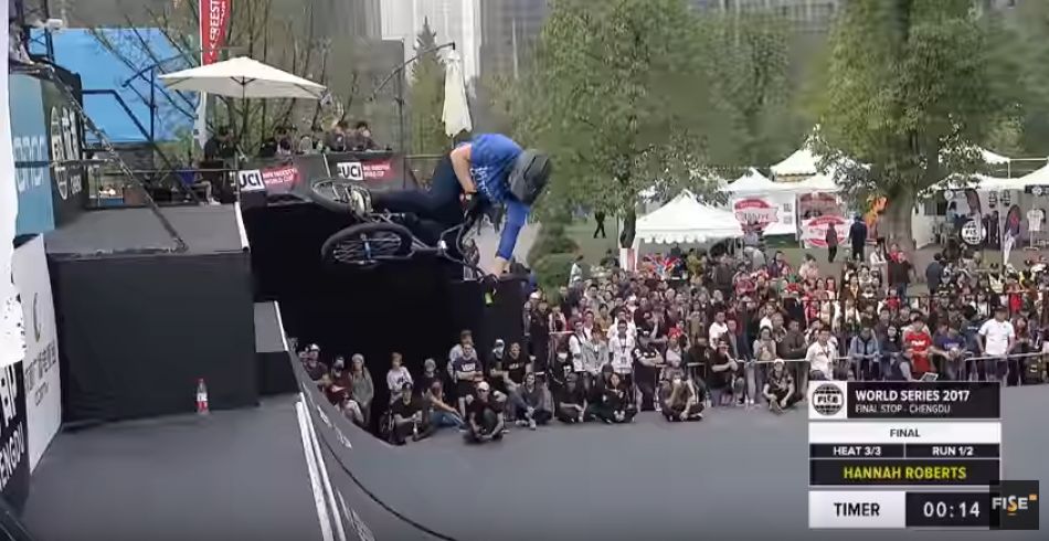 Hannah Roberts: 1st Final UCI BMX Freestyle Park World Cup Women&#039;s - FISE World Series Chengdu