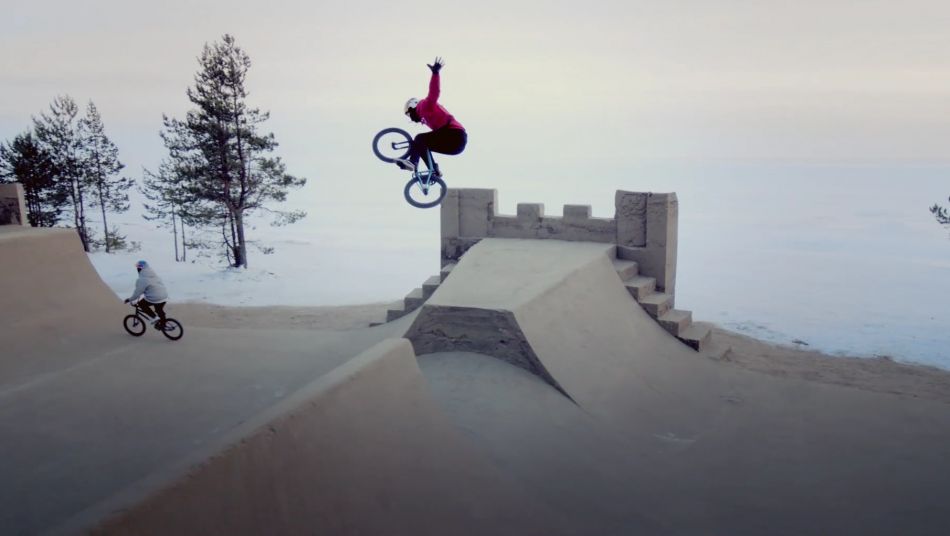 RIDING A SAND CASTLE IN RUSSIA. Backstage by TAKOE