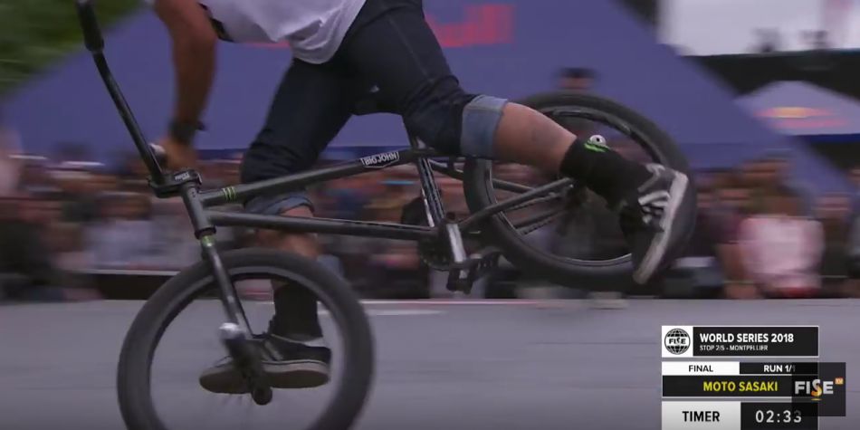 Moto Sasaki | 3rd Final UCI BMX Freestyle Flatland World Cup - FISE World series Montpellier 2018