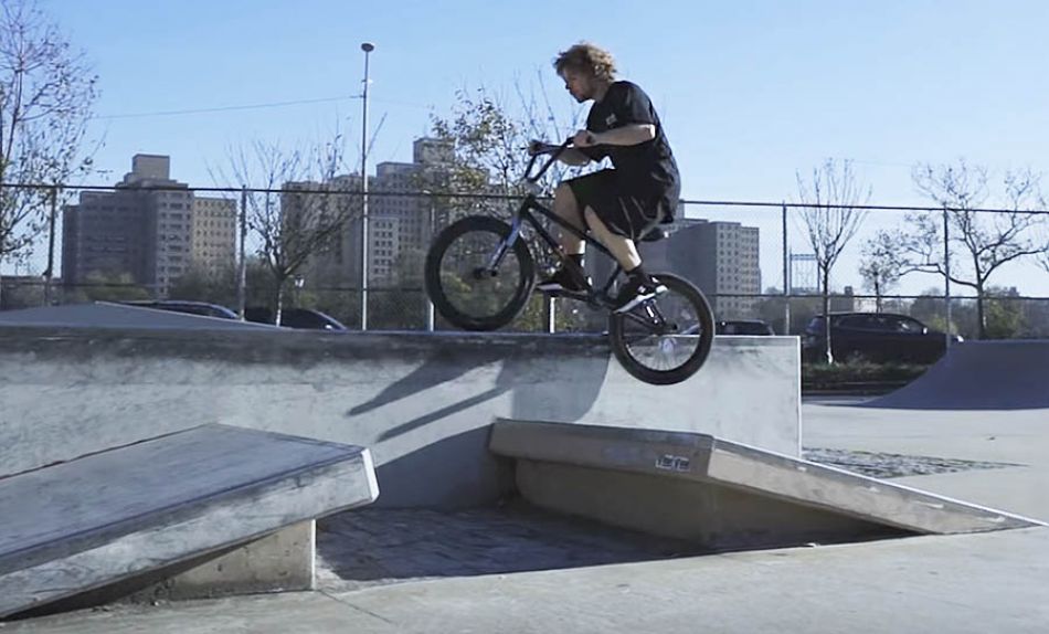 NYC BMX STREET RIDER - LUCAS | Official Cinematic BMX Video | by LIFE BEHIND GRIPS