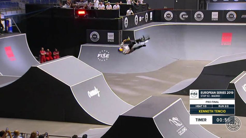 Kenneth Tencio - 1st BMX Freestyle Final - FISE European Series Madrid 2019