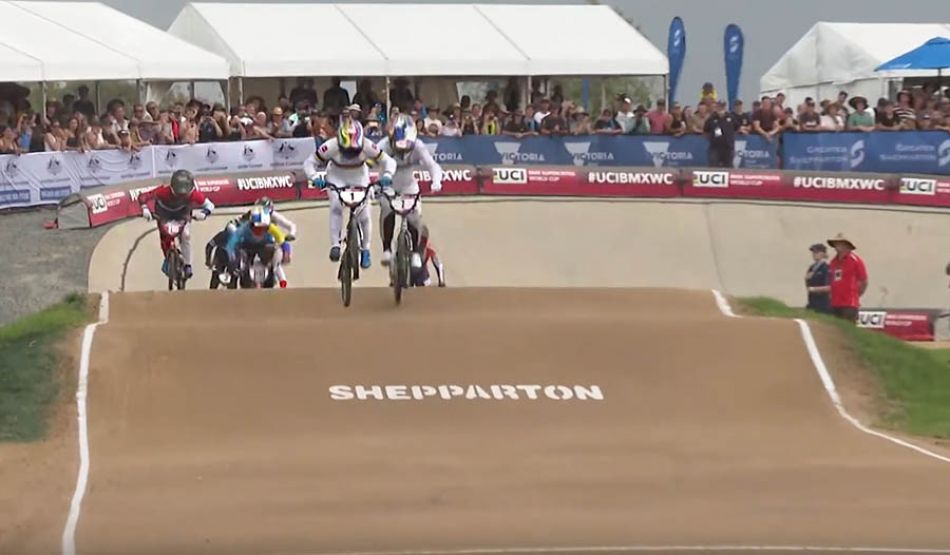 2020 UCI BMX SX World Cup Shepparton - Elite Women Final RD1 by bmxlivetv