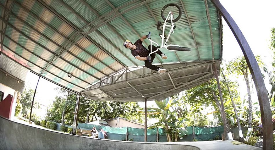 Kenneth Tencio Rides his Backyard Bowl by Vital BMX