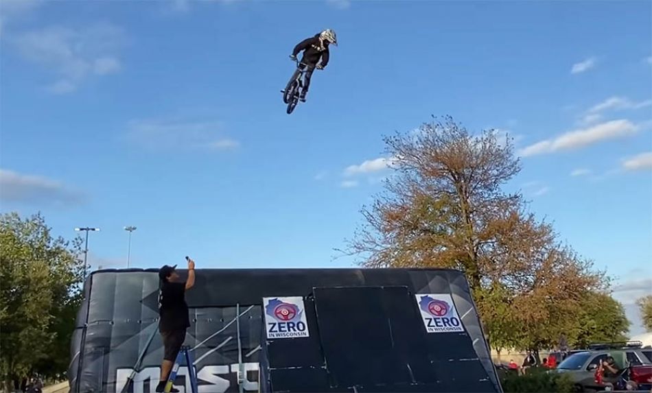 FATBMX KIDS: End of 9! Caiden&#039;s Freestyle BMX Trick Riding Progression!