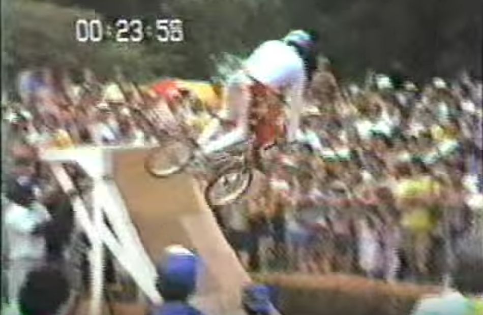1983 Murray World Cup - Nashville TN. BMXA Trick Team demo. By TheOldskoolFoolBMX