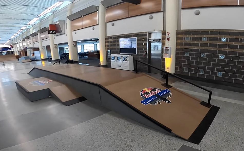 BMX IN AN AIRPORT - BROC RAIFORD