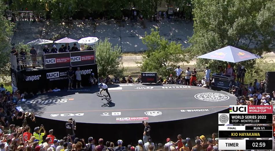 Kio Hayakawa | 1st place - UCI BMX Freestyle Flatland World Cup Men Final | #FISEMontpellier 2022