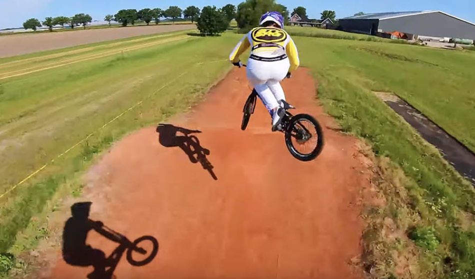 BMX Straight Rhythm Track // Riding &amp; Shaping by Justin Kimmann