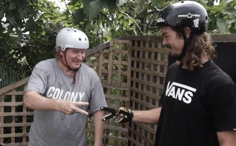 Game of bike, hosted by Boyd Hilder. Alex Hiam vs Clint Millar